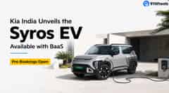 Kia India Unveils the Syros EV, Available with BaaS; Pre-Bookings Open